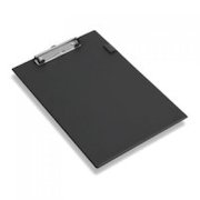 Rapesco Standard Clipboard PVC Cover A4/Foolscap Black VSTCB0B3