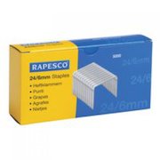 Rapesco 24 6mm Galvanised Staples