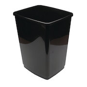 2Work Swing Bin Base 50 Litre Black 2W02381