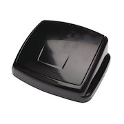 2Work Swing Bin Lid 50 Litre Black H10L26LVW