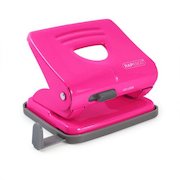 Rapesco 825 2 Hole Punch Metal 25 Sheet Hot Pink