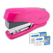 Rapesco Luna Less Effort Half Strip Stapler 50 Sheet Pink