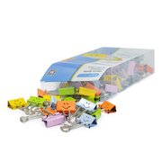 Rapesco 19mm Smiles Foldback Clips Assorted