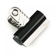Rapesco Letter Clips 50mm - Black (Pack 10)