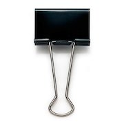 Rapesco 50mm Foldback Clips - Black (Pack 10)