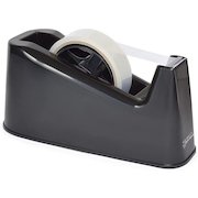 Rapesco Germ-Savvy Antibacterial 500 Heavy Duty Tape Dispenser Black RPTD500B