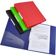 Rapesco Germ-Savvy Antibacterial A4 2-Ring PP Ring Binder 35mm Spine Assorted (Pack 4) 1658