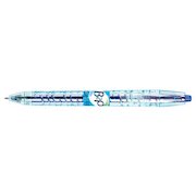 Pilot Begreen B2P Retractable Gel Rollerball Pen Recycled 0.7mm Tip 0.39mm Line Blue (Pack 10)