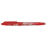 Pilot FriXion Ball Erasable Gel Rollerball Pen 0.7mm Tip 0.35mm Line Red (Pack 12)