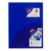 Snopake Twinfile Polypropylene A4 300 Micron Electric Blue (Pack 5)