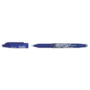 Pilot FriXion Ball Erasable Gel Rollerball Pen 0.7mm Tip 0.35mm Line Blue (Pack 12)