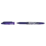 Pilot FriXion Ball Erasable Gel Rollerball Pen 0.7mm Tip 0.35mm Line Violet (Pack 12)