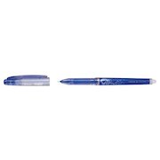 Pilot FriXion Point Erasable Gel Rollerball Pen 0.5mm Tip 0.25mm Line Blue (Pack 12)