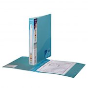 Snopake Superline Ring Binder 2 O-Ring A4 25mm Rings Classic Blue (Pack 10)