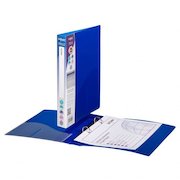 Snopake Superline Ring Binder 2 O-Ring A5 15mm Rings Electra Blue (Pack 10)