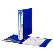 Snopake Superline Ring Binder 2 O-Ring A4 25mm Rings Electra Blue (Pack 10)