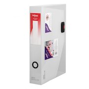 Snopake DocBox Polypropylene A4 60mm Spine Width Push Lock Closure Clear