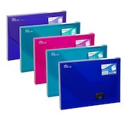 Snopake DocBox Polypropylene A4 35mm Spine Width Push Lock Closure Blue