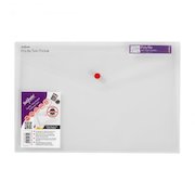 Snopake Polyfile Twin Pocket Polypropylene Foolscap Clear (Pack 5)