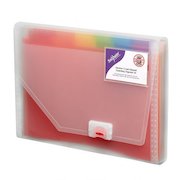 Snopake Rainbow Exanding File Polypropylene A4 13 Part Clear