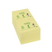 Post-it Recycled Notes Pad of 100 76x76mm Yellow