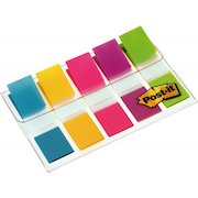 Post-it Index Flags Repositionable 12x43mm 5x20 Tabs Bright Assorted Colours (Pack 100) 683-5CB