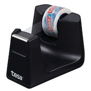 Tesafilm Recycled Desk Dispenser Black with 2 Rolls of Tape 19mmx33m 53905-00000-00