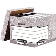 Bankers Box by Fellowes System Standard Storage Box Foolscap FSC