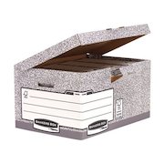 Fellowes Bankers Box Flip Top Storage Box Board