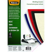 Fellowes Binding Cover Delta Leathergrain A4 250gsm (Pack 100)