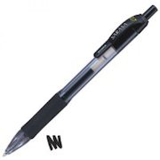 Zebra Sarasa Retractable Gel Rollerball Pen 0.7mm Tip 0.5mm Line Black (Pack 12)