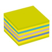 Post-it Notes Cube 76x76mm 450 Sheets Neon Green/Blue 2028 NB