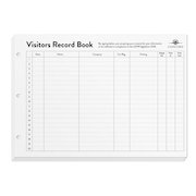 Concord CD14P Refill for Visitors Book 50 Sheets 2000 Entries 230x335mm