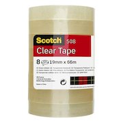 Scotch 508 Clear Tape 19mmx66m Clear