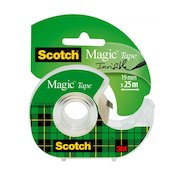 Scotch Magic Invisible Tape 19mm x 25m + Handheld Dispenser 7100088409