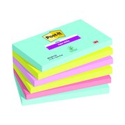 Post-it Notes Super Sticky 76 x 127mm Miami (6 Pack) 655-6SS-MIA