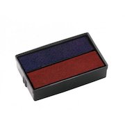 Colop E/10/2 Replacement Stamp Pad Fits S160/S160/L Blue/Red (Pack 2)
