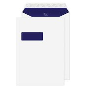 Blake Premium Pure Pocket Envelope C4 Peel and Seal Window 120gsm Super White Wove (Pack 250)