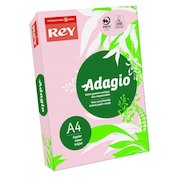 Rey Adagio Paper A4 80gsm Pink (Ream 500) ADAGI080X686