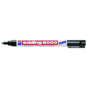 edding 8000 Freeze Permanent Marker Bullet Tip 1mm Line Black (Pack 5)