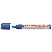edding 8030 NLS Permanent Marker Bullet Tip 1.5-3mm Blue (Pack 10)