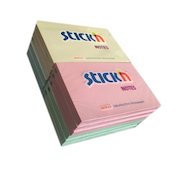ValueX Stickn Notes 76x127mm 100 Sheets Pastel Colours (Pack 12) 21330