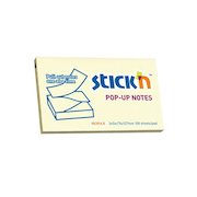 ValueX Stickn Pop-Up Notes 76x127mm 100 Sheets Yellow (Pack 12) 21396