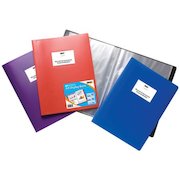 Tiger A4 Flexi Display Book 60 Pocket Assorted Colours