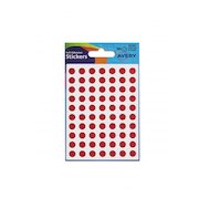 Avery Packets of Labels Round Diam.8mm Red