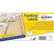Avery Franking Label Manual Feed 140x38mm (Pack 1000 Labels) FL01