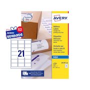Avery Inkjet Address Label 63.5x38.1mm 21 Per A4 Sheet White (Pack 2100 Labels) J8160-100