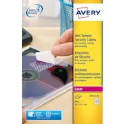 Avery Anti-Tamper Labels Laser 48 per Sheet 45.7x21.2mm White