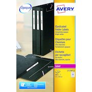 Avery Laser Filing Label Eurofolio 134x11mm 24 Per A4 Sheet White (Pack 600 Labels) L7170-25