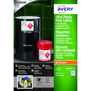 Avery Ultra Resistant Labels 11 x 134 mm Permanent 24 Labels Per Sheet 1200 Labels Per